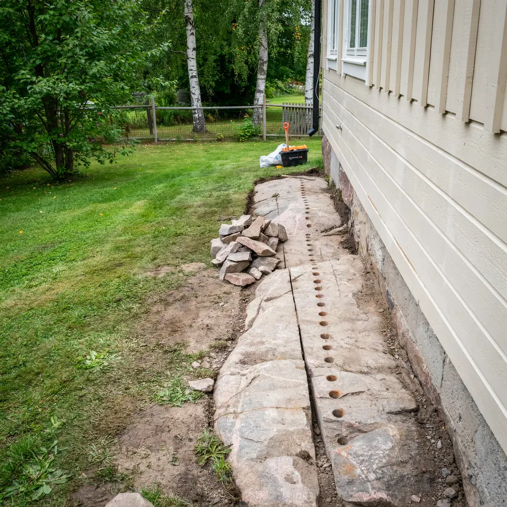 bergsprackning bergsprangning solna huvudsta sundbyberg duvbo stockholm