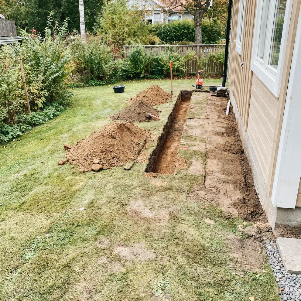 gravning schaktning solna huvudsta sundbyberg duvbo stockholm